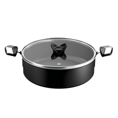 Tefal Excellence G7 visoka ponev s pokrovom, 28 cm, indukcija (G3207202)