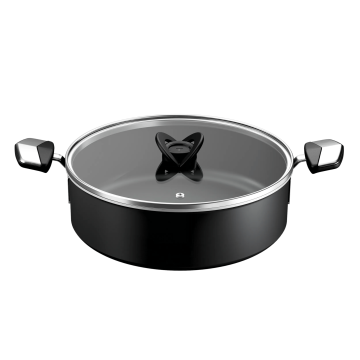 Tefal Excellence G7 visoka ponev s pokrovom, 28 cm, indukcija (G3207202)