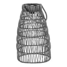 Autronic Svetilka umetni ratan, stožčast, LED osvetlitev, siva, cena za komplet 2 kosov (PLA102 SIVA)