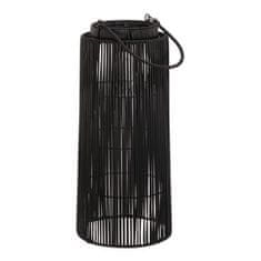 Autronic Svetilka umetni ratan, stebričasti, LED osvetlitev, velikost M, sivo-črna (PLA106-M)