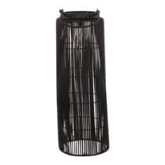 Autronic Svetilka umetni ratan, stebričast, LED osvetlitev, velikost L, sivo-črna (PLA106-L)