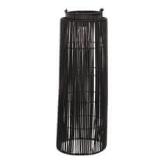 Autronic Svetilka umetni ratan, stebričast, LED osvetlitev, velikost L, sivo-črna (PLA106-L)