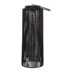 Autronic Svetilka umetni ratan, stebričast, LED osvetlitev, velikost L, sivo-črna (PLA106-L)