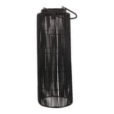 Autronic Svetilka umetni ratan, stebričast, LED osvetlitev, velikost L, sivo-črna (PLA106-L)