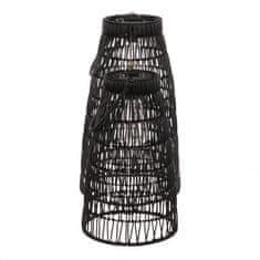 Autronic Svetilka umetni ratan, stožčast, LED osvetlitev, črna, cena za komplet 2 kosov (PLA102 BK)