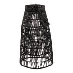 Autronic Svetilka umetni ratan, stožčast, LED osvetlitev, črna, cena za komplet 2 kosov (PLA102 BK)