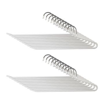 Northix Kovinski obešalniki za hlače 0,5 cm PVC nedrseči tanki