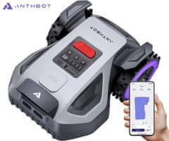 ANTHBOT M5 RTK pametna robotska kosilnica, do 500m2, RTK GPS + Dual Vision, AUTO mapiranje, do 45%, IPX6