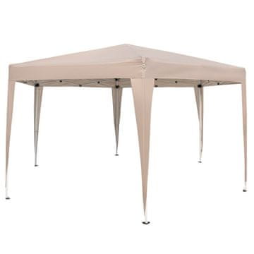 Northix Šesterokotni pop-up šotor z baldahinom, 400x348 cm, s torbo za prenašanje