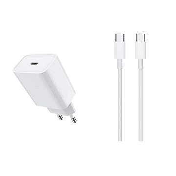 Jellico Hišni polnilec C35 (Quick Charge) 25W vhod Type-C s Type-C podatkovnim kablom - EU Blister- bel