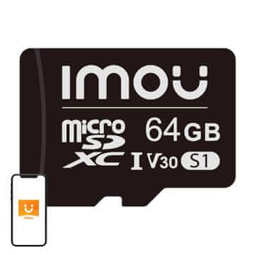 Imou Pomnilniška kartica IMOU microSD 64GB (UHS-I, SDXC, 10/U3/V30, 95/38 MB/s)