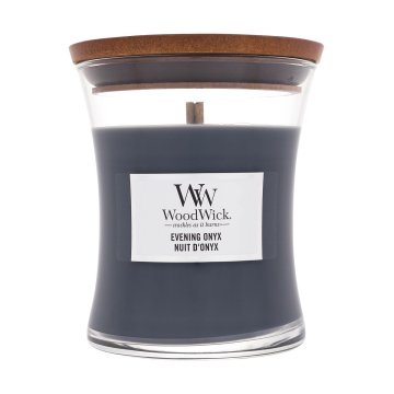 Woodwick Evening Onyx dišeča svečka unisex
