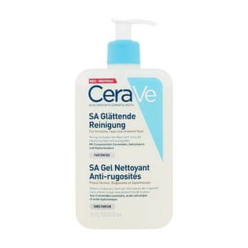 CeraVe Facial Cleansers SA Smoothing pomirjevalen čistilni gel za suho kožo za ženske