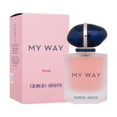 Giorgio Armani My Way Floral parfumska voda za ponovno polnjenje 50 ml za ženske