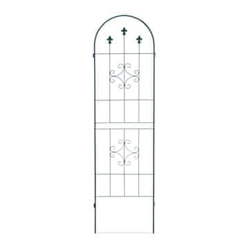 Northix Kovinska vrtna rešetka okrogla dekorativna 2 kos opora