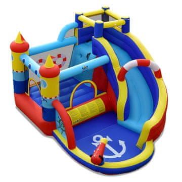 Northix Napihljiva otroška hišica s toboganom in bazenom