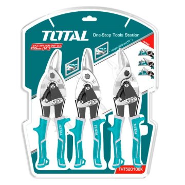 Total One-Stop Tools 3-delni set škarij za pločevino (THT520106K)