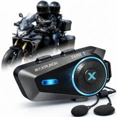 Farrot Rider D10 motoristični interkom Mesh Bluetooth 5.4, 4 uporabniki, 1.6 km, IPX7