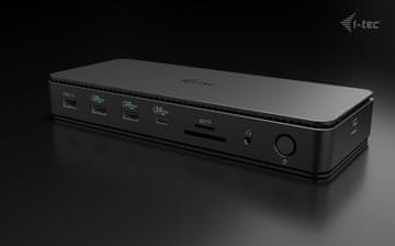 I-TEC Thunderbolt4 2x Display Docking Station Gen3, 7x USB, 2,5 GLAN + PowerDelivery 92 W