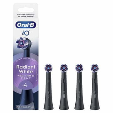 Nadomestne glave za ščetke iO Radiant White Black 4 kosi