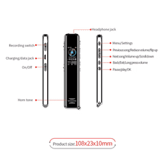 SPYpro Elegant Q22 Digitalni diktafon (16 GB)