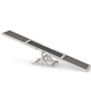 Northix Lesena agility gugalnica za pse 179x30x55 cm 60 kg nedrseča