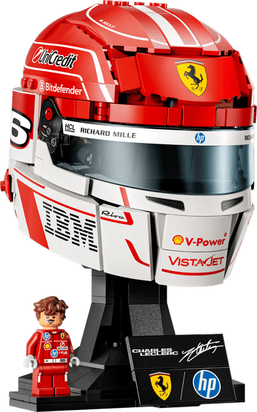 LEGO Scuderia Ferrari HP čelada Charlesa Leclerca 43014