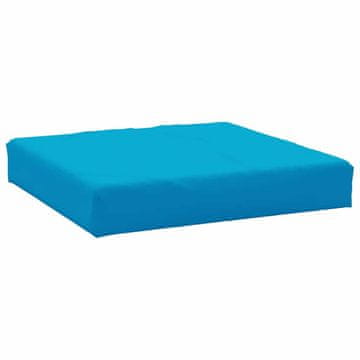 Vidaxl Blazina za palete svetlo modra 60x60x9,5 cm oxford tkanina