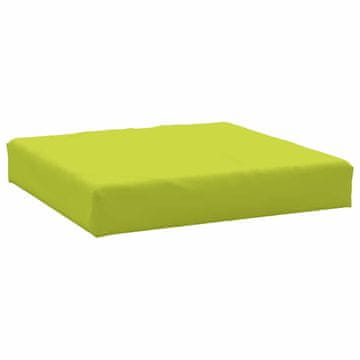 Vidaxl Blazina za palete svetlo zelena 60x60x9,5 cm oxford tkanina