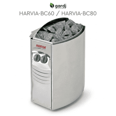 Gardj Europe Gardj Električni grelnik Harvia Vega BC80 (8,0 kW) — Največja moč v kompaktni izvedbi