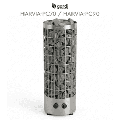 Gardj Europe Gardj Harvia Cilindro PC70 – električni grelnik za savno za postavitev na tla (6,8 kW) — vrhunska oblika in izjemna para