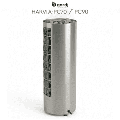 Gardj Europe Gardj Harvia Cilindro PC70 – električni grelnik za savno za postavitev na tla (6,8 kW) — vrhunska oblika in izjemna para