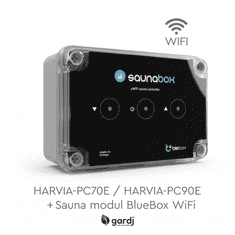 Gardj Europe Gardj Harvia Cilindro PC70E pametni električni grelnik za savno (6,8 kW) z Wi-Fi modulom – največje udobje in daljinski zagon