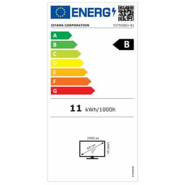 iiyama ProLite X2792QSU-B1 68,5cm (27") QHD IPS 120Hz HDMI/DP zvočniki monitor