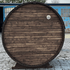 Gardj Europe Zunanja sodna savna 180 cm z električnim grelnikom
