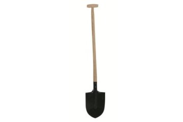 Ostatní Lopata Euro Tools 139506Q Pointed spade, black, with T handle, 90 cm