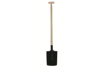 Ostatní Lopata Euro Tools 139526Q Square spade black with T handle 90 cm
