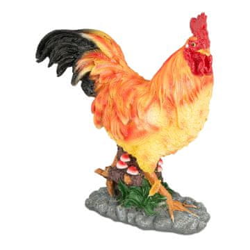 Northix Vrtna figurica petelin 30 cm smola vremensko odporna