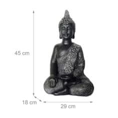 Northix Kip Buda 45 cm kamnit videz vremensko odporen