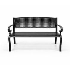 Aga Kovinska vrtna klop 128x60x84 cm