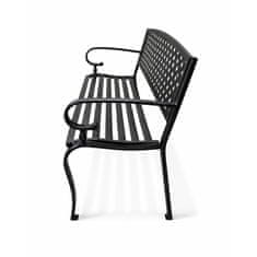 Aga Kovinska vrtna klop 128x59x84 cm