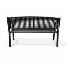 Aga Kovinska vrtna klop 128x60x84 cm