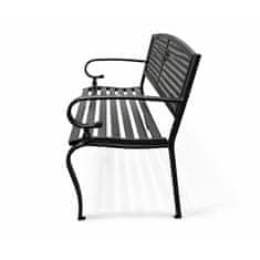 Aga Kovinska vrtna klop 128x60x84 cm