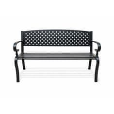 Aga Kovinska vrtna klop 128x59x84 cm