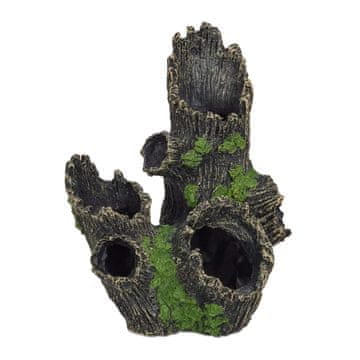 Northix Polyresin Aquarium Tree Trunk Cave Decor Hideaway Safe Non Toxic