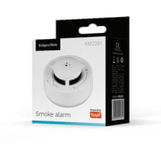 Krüger&Matz Pametni WIFI brezžični detektor dima LCD Tuya KD122LH