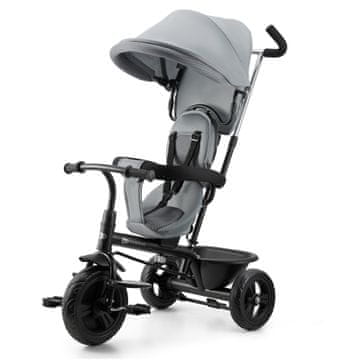 Kinderkraft Freeway 2 tricikel 5v1, siv