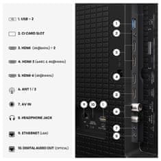 Hisense 100E7S PRO 4K UHD televizor, VIDAA Smart OS