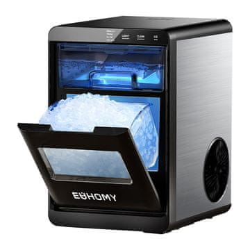 Euhomy EUHOMY IM017 avtomatski ledomat, 20 kg/dan, črn