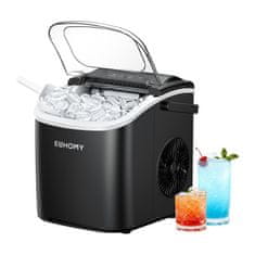 Euhomy Kostkarka za led, 1,2 l, 12 kg (črna)